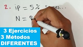 Como hallar el VALOR PRESENTE en INTERES SIMPLE 3 ejercicios  3 métodos [upl. by Faxan407]