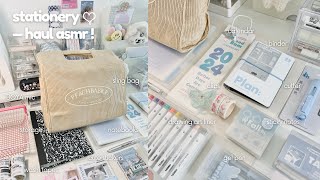 aesthetic amp cute stationery haul 2024 journalsay ☁️✍🏻  ASMR [upl. by Ling]