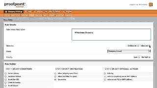 Proofpoint Essentials  Creating a Filter [upl. by Somerset137]