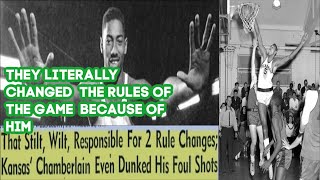 Wilt Chamberlain  The Man who Literally Forced 4 Rule Changes In Basketball [upl. by Eelyek]