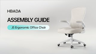 Video Assembly  How to assemble hbada office chair of model HDNY163GMG [upl. by Stoddart]