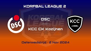 DSC 2  KCC 2 Oefenwedstrijd [upl. by Camilia]