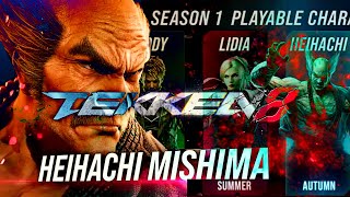 TEKKEN 8 HEIHACHI Gameplay Reveal [upl. by Anuqahs413]