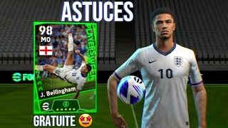 efootball 2024 mon astuce pour avoir Bellingham gratuite😍dan efootball mobile [upl. by Arikaahs]