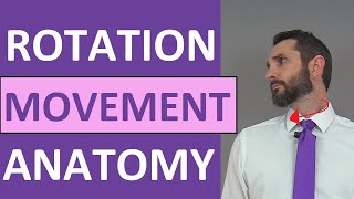 Rotation Anatomy Body Movement Term  Arm Thigh Head Spine Rotation [upl. by Akimahc]