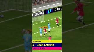 Cancelo Goal ⚽ football efootball goal [upl. by Rennie]