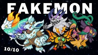 Best FAKEMON In VARIOUS NEW Pokémon FANGAMES 2024 [upl. by Amehsat]