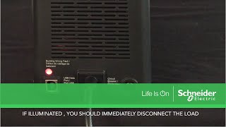 Understanding the Building Wiring Fault LED on APC UPS amp Surge Products  Schneider Electric Support [upl. by Halyhs]