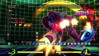 ULTIMATE MARVEL VS CAPCOM 3  Sentinel Mission 10 with inputs [upl. by Yclek]