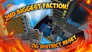 RAIDING AND RESETS  Minecraft Factions District 24 [upl. by Akemihs285]