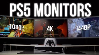 PS5 Monitor Recommendations 1080p1440p4k  120hz TESTED [upl. by Joycelin]