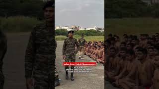 Indian Army Height Measurements indianarmy song army bollywood [upl. by Adaurd17]