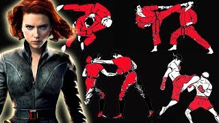 How many fighting styles does Black Widow know in Black Widow 2021 [upl. by Neo]