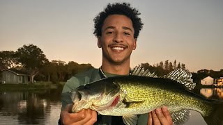 Lake fishing with the homies produces over 10 bass 👀🔥 [upl. by Lrae]