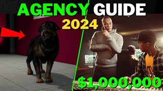 GTA ONLINE AGENCY GUIDE EXPLAINING HOW TO USE IT 2024 [upl. by Airehtfele]