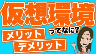 仮想環境とは何か？仮想環境の種類やメリット・デメリットを解説！ [upl. by Aisinoid653]