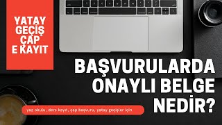 YATAY GEÇİŞ İÇİN İSTENEN “ONAYLI BELGE “ NEDİR [upl. by Marissa]