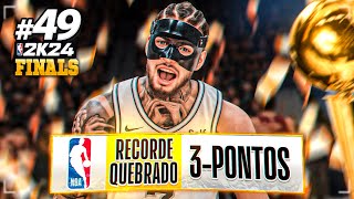 QUEBRAMOS RECORDE NAS FINAIS NBA 2K24 MYCAREER Ep49 [upl. by Enelrac]