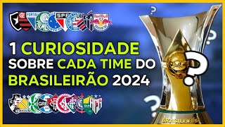 Uma curiosidade sobre CADA TIME do Brasileirão 2024 que VOCÊ NÃO SABIA [upl. by Ynnavoig]