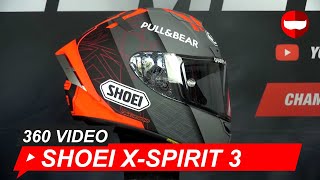 Shoei XSpirit 3 Marquez Black Concept 20 TC1 Helmet  ChampionHelmetscom [upl. by Alfonzo303]