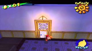 Walkthrough FR l Super Mario Sunshine l Soleil 75  Mystérieux Hôtel Delfino [upl. by Hukill]