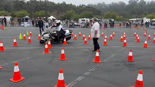 Beverly Hills Motor Officer Guzmans winning BMW ride at the Terry Bennett Motor Rodeo 2024 [upl. by Togram]