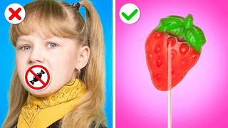 11 Unbelievable Candy 🍭 Hiding Hacks to Trick Your Parents [upl. by Nnayd]