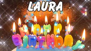 Happy Birthday Laura  The Best Virtual Present for Laura [upl. by Trela]