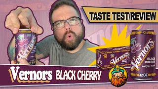 Vernors Black Cherry Ginger Ale Taste Test and Review [upl. by Ulphiah]