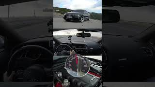 Audi RS5 42 FSI V8  100200 Kmh Acceleration  Epic Quattro Power [upl. by Mulcahy]