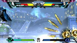 UMvC3 coL Filipino Champ vs BT Clockwork  Curleh Mustache West vol 2 [upl. by Aciraj]