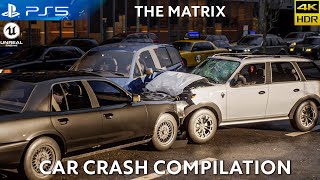 PS5 The Matrix Awakens Crash Tests and CAR CRASH compilation Unreal Engine 5 HDR 4K [upl. by Aissilem184]