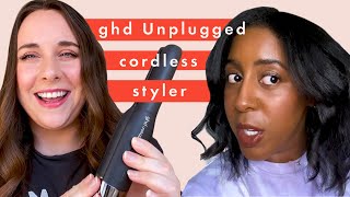 We tested ghd’s first ever CORDLESS straightener  GHD Unplugged Cordless Styler Review  Cosmo UK [upl. by Ijnek712]