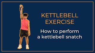 Kettlebell snatch [upl. by Edyth]