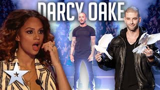 ALL PERFORMANCES from illusionist Darcy Oake  Britains Got Talent [upl. by Baiss]