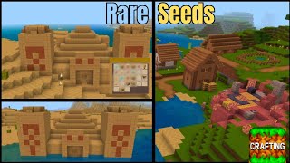 3 God Seed Desert Temple At spawn crafting and building seed [upl. by Poree]