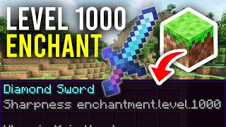 How To Get Level 1000 Enchantments In Minecraft  Full Guide [upl. by Bea]