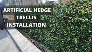 ARTIFICIAL HEDGE TRELLIS FENCING AND SCREENING [upl. by Bremser]