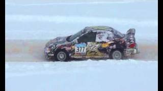 2011 SnoDrift Rally stage12 1292011 [upl. by Norramic]