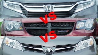 2019 Toyota Sienna vs 2019 Honda Odyssey vs 2019 Dodge Grand Caravan vs 2019 Chrysler Pacifica [upl. by Rma8]