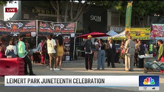 Leimert Park celebration honors Juneteenth [upl. by Ailegra]