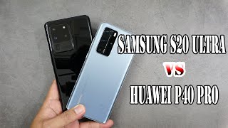 Samsung Galaxy S20 Ultra vs Huawei P40 Pro  SpeedTest and Camera comparison [upl. by Kathryne]