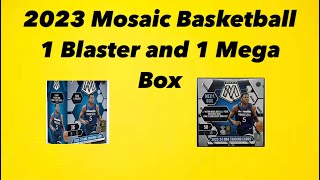 202324 Mosaic Basketball 1 Mega and 1 Blaster Box [upl. by Naujled569]