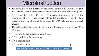 Microinstruction format in computer architecture part 1 microprogrammed control unit [upl. by Ymmor]