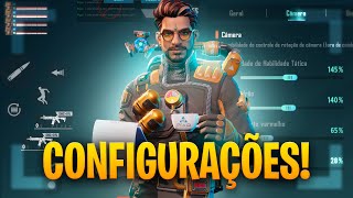 MELHORES CONFIGURAÇÕES ATUALIZADAS 🔥 Sensibilidade Hud Dicas [upl. by Evelc]