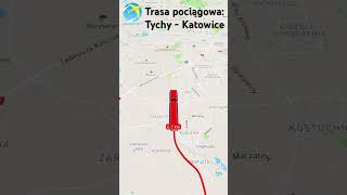 Trasa pociągowa Tychy  Katowice [upl. by Hadias844]