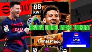 REVIEW LIONEL MESSI TERKUAT DI PUSH RATING DIVISI EFOOTBALL MOBILE 2025 [upl. by Alag935]