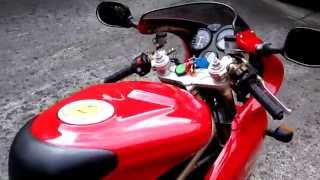 Ducati 900SS with Ducati Performance Remus Exhaust Custom Single Race Seat amp Open Clutch Cover [upl. by Llevol]