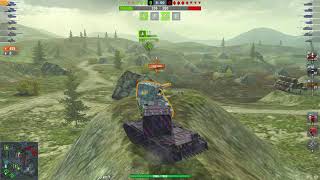 World of Tanks Blitz  The best platoon with Fv4005 [upl. by Eimmac92]