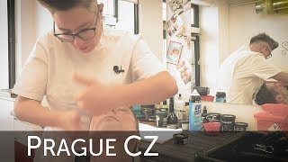 💈 Barberette Prague  No Blade Shaving amp Face Massage Experience [upl. by Zachary]